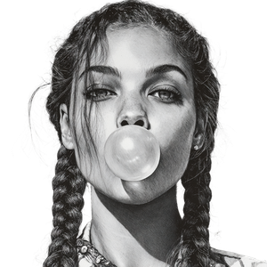 Bubble Gum Lips Vinyl Car Decal Sticker – Waterproof & UV-Resistant 3.4133333333333336"