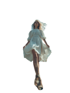 Magical Blonde Walker Vinyl Car Decal Sticker – Waterproof & UV-Resistant 4.1066666666666665"