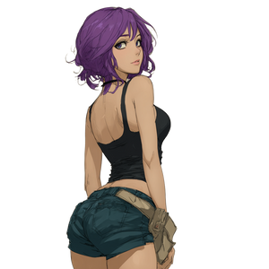 Purple-Haired Anime Vinyl Car Decal Sticker – Waterproof & UV-Resistant 3.4133333333333336" Purple-Haired Anime Vinyl Car Decal Sticker – Waterproof & UV-Resistant 3.4133333333333336"