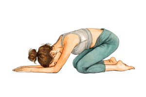 Yoga Sketch Vinyl Car Decal Sticker – Waterproof & UV-Resistant 5.97333333333333