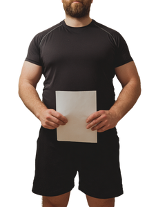 Man Holding Paper V3 Vinyl Car Decal Sticker – Waterproof & UV-Resistant 8.213333333333333"