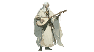 Ethereal Fey Bard Vinyl Car Decal Sticker – Waterproof & UV-Resistant 5.4
