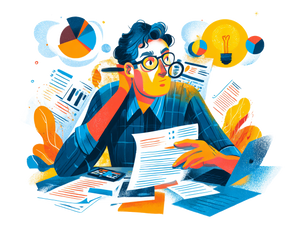 Focused Analyst Sticker Vinyl Car Decal Sticker – Waterproof & UV-Resistant 6.1866666666666665"