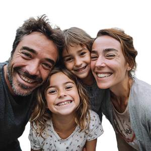 Happy Family Insurance Vinyl Car Decal Sticker – Waterproof & UV-Resistant 3.4133333333333336"