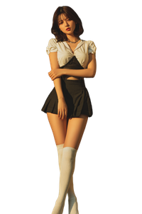 Cyberpunk School Girl V2 Vinyl Car Decal Sticker – Waterproof & UV-Resistant 4.4