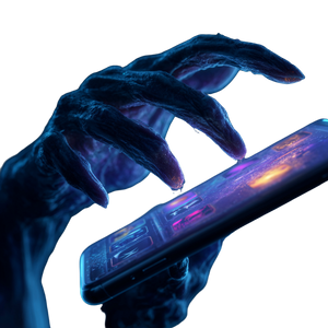 Alien Hand Interaction Vinyl Car Decal Sticker – Waterproof & UV-Resistant 6.826666666666667"