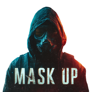 Mask Up Vinyl Car Decal Sticker – Waterproof & UV-Resistant 3.4133333333333336"