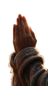 Praying Hands Glow V2 Vinyl Car Decal Sticker – Waterproof & UV-Resistant 4.8533333333333335"