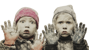Frozen Children Pleading Vinyl Car Decal Sticker – Waterproof & UV-Resistant 5.4