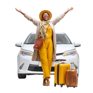 Stylish Traveler V4 Vinyl Car Decal Sticker – Waterproof & UV-Resistant 6.826666666666667"