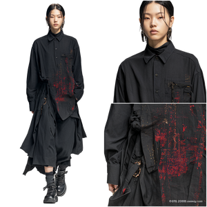 Gothic Fashion Ensemble Vinyl Car Decal Sticker – Waterproof & UV-Resistant 3.4133333333333336"