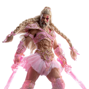 Kratos As Barbie Vinyl Car Decal Sticker – Waterproof & UV-Resistant 3.4133333333333336"