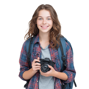 Proud Teen Photographer Vinyl Car Decal Sticker – Waterproof & UV-Resistant 3.4133333333333336"