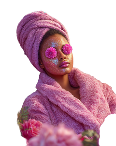 Ethiopian Woman Relaxing Vinyl Car Decal Sticker – Waterproof & UV-Resistant 4.0"