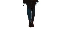 Rainy Evening Walk Vinyl Car Decal Sticker – Waterproof & UV-Resistant 5.4