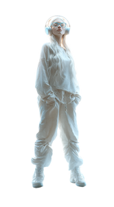 Albino Cosmic Muse Vinyl Car Decal Sticker – Waterproof & UV-Resistant 4.906666666666666"