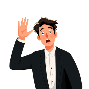 Surprised Businessman V4 Vinyl Car Decal Sticker – Waterproof & UV-Resistant 3.4133333333333336"