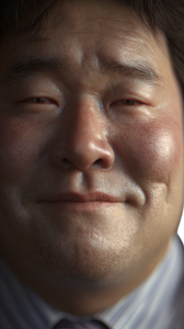 Smug Korean Man Vinyl Car Decal Sticker – Waterproof & UV-Resistant 4.8533333333333335"