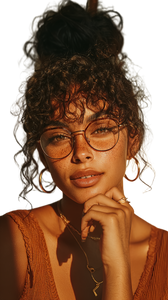 Stylish Latina Portrait V2 Vinyl Car Decal Sticker – Waterproof & UV-Resistant 4.8533333333333335"