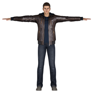 Cool Leather Jacket Vinyl Car Decal Sticker – Waterproof & UV-Resistant 6.826666666666667"