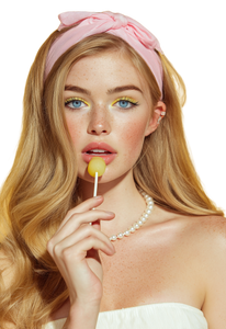 Blonde Supermodel Portrait V7 Vinyl Car Decal Sticker – Waterproof & UV-Resistant 4.426666666666667"