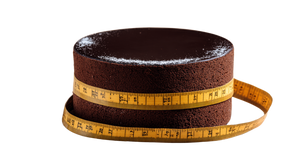 Measured Chocolate Cake Vinyl Car Decal Sticker – Waterproof & UV-Resistant 2.72"