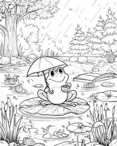 Cheerful Cartoon Frog V2 Vinyl Car Decal Sticker – Waterproof & UV-Resistant 4.0"