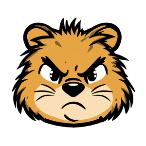 Furious Chibi Quokka Vinyl Car Decal Sticker – Waterproof & UV-Resistant 3.4133333333333336"
