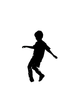 Football Boy Silhouette Vinyl Car Decal Sticker – Waterproof & UV-Resistant 4.266666666666667"