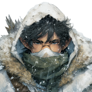 Bookish Winter Elf Vinyl Car Decal Sticker – Waterproof & UV-Resistant 3.4133333333333336"