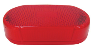 Bright Red Replacement Lens for Peterson Mfg. Light Series | Oval Shape Lens Made in USA Bright Red Replacement Lens for Peterson Mfg. Light Series | Oval Shape Lens Made in USA