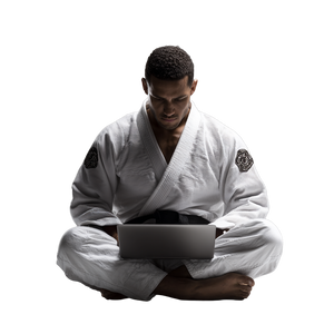 Jiu Jitsu Student Vinyl Car Decal Sticker – Waterproof & UV-Resistant 3.4133333333333336"