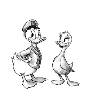 Detective Duck Coloring Vinyl Car Decal Sticker – Waterproof & UV-Resistant 3.4133333333333336"