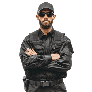 Security Man V3 Vinyl Car Decal Sticker – Waterproof & UV-Resistant 6.826666666666667"
