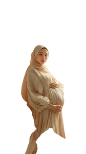 Serene Pregnant Woman V3 Vinyl Car Decal Sticker – Waterproof & UV-Resistant 4.8533333333333335"