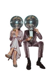 Disco Ball Heads V3 Vinyl Car Decal Sticker – Waterproof & UV-Resistant 4.4