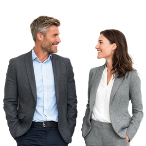 Friendly Business Conversation Vinyl Car Decal Sticker – Waterproof & UV-Resistant 6.826666666666667"