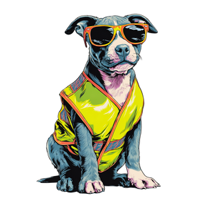 Stylish Pitbull Puppy Vinyl Car Decal Sticker – Waterproof & UV-Resistant 3.4133333333333336"
