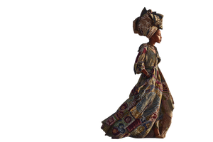Elegant African Model V4 Vinyl Car Decal Sticker – Waterproof & UV-Resistant 2.986666666666667"