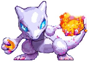 Cyberpunk Mewtwo Vinyl Car Decal Sticker – Waterproof & UV-Resistant 2.986666666666667"
