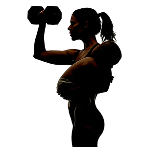 Fitness Mother Silhouette Vinyl Car Decal Sticker – Waterproof & UV-Resistant 6.826666666666667"