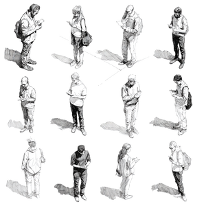 Isometric Figure Vinyl Car Decal Sticker – Waterproof & UV-Resistant 3.4133333333333336"