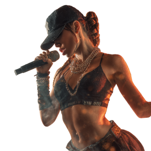 Hip Hop Vixen Vinyl Car Decal Sticker – Waterproof & UV-Resistant 3.4133333333333336"