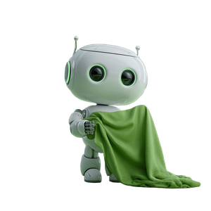 3D Robot With Fabric Vinyl Car Decal Sticker – Waterproof & UV-Resistant 3.4133333333333336"