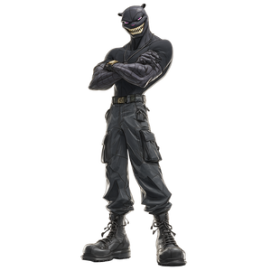 Panther Bodyguard Vinyl Car Decal Sticker – Waterproof & UV-Resistant 6.826666666666667"