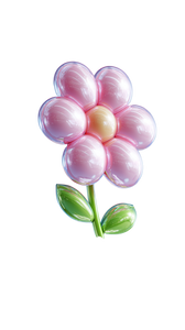 Inflatable Flower Icon V10 Vinyl Car Decal Sticker – Waterproof & UV-Resistant 9.706666666666667"