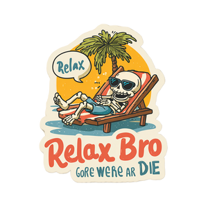 Skeleton Sticker Vinyl Car Decal Sticker – Waterproof & UV-Resistant 6.826666666666667"