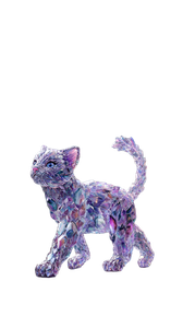 Crystal Cat V4 Vinyl Car Decal Sticker – Waterproof & UV-Resistant 9.706666666666667"