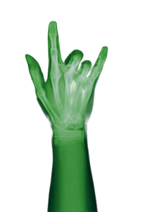 Glowing Hand X-Ray Vinyl Car Decal Sticker – Waterproof & UV-Resistant 8.96"