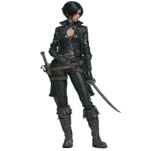 Female Rogue V5 Vinyl Car Decal Sticker – Waterproof & UV-Resistant 3.4133333333333336"